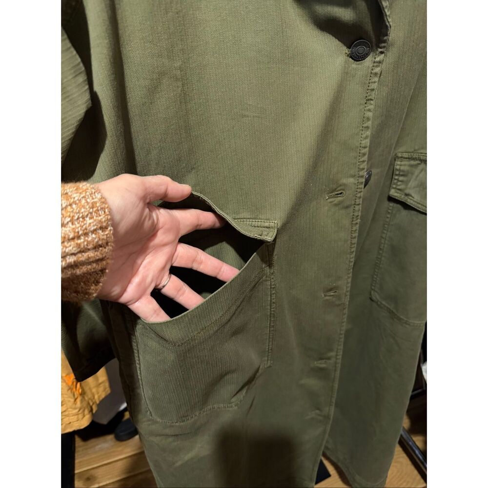 FREE PEOPLE We The Free Perry Washed Trench - Army - Picture 8 of 10